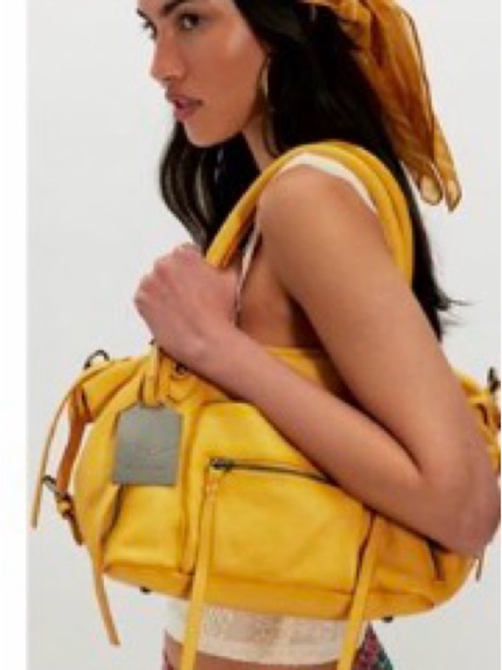 we the free - free people baby Emerson tote bag golden Sunset nwt